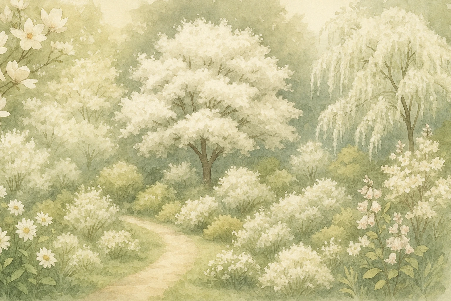 It's the Blooming Season! Discover White Trees Worth of Your Attention